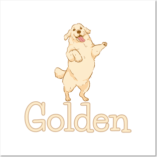 Golden Retriever Quote Posters and Art